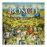 Nástěnný poznámkový kalendář 2026 Hieronymus Bosch