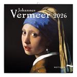 Nástěnný poznámkový kalendář 2026 Johannes Vermeer