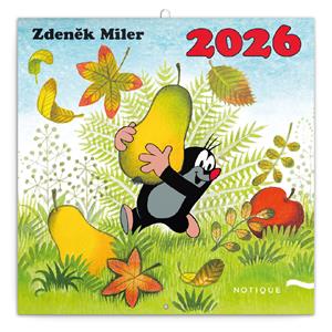 Nástěnný poznámkový kalendář 2026 Krteček
