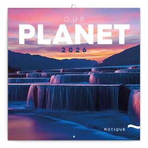 Nástěnný poznámkový kalendář 2026 Naše Planeta
