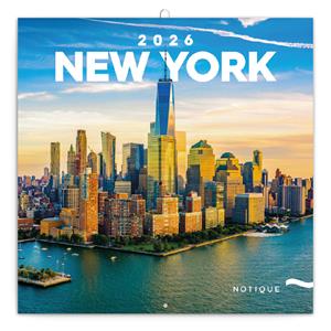 Nástěnný poznámkový kalendář 2026 New York