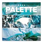 Nástěnný poznámkový kalendář 2026 Paleta