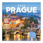 Nástěnný poznámkový kalendář 2026 Praha
