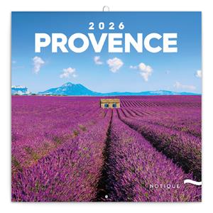 Nástěnný poznámkový kalendář 2026 Provence