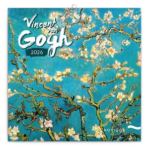 Nástěnný poznámkový kalendář 2026 Vincent van Gogh