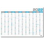 Nástěnný roční kalendář 2022 B1 - Modrá