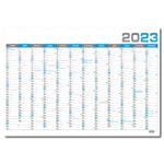 Nástěnný roční kalendář 2023 B1 - Modrá