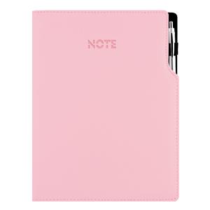 Notes GEP A4 linkovaný - světle růžová