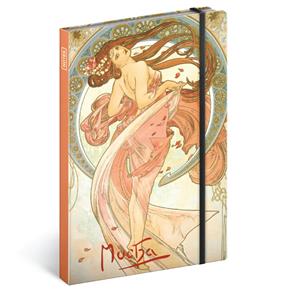 Notes linkovaný A5 - Alfons Mucha - Tanec