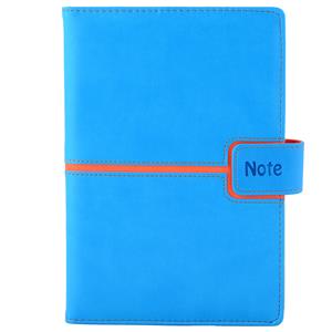 Notes MAGNETIC A5 čtverečkovaný - modrá/oranžová