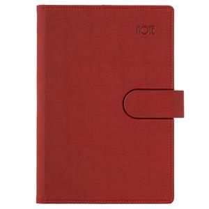 Notes SPLIT A5 čtverečkovaný - červená