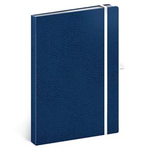 Notes tečkovaný A5 - Vivella Classic - modrá/bílá