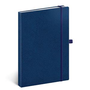 Notes tečkovaný A5 - Vivella Classic - modrá/modrá