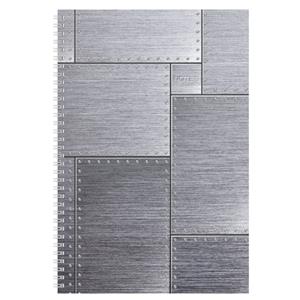Notes - zápisník A4 čtverečkovaný Steel