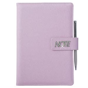 Notes - zápisník BRILIANT A5 linkovaný - světle růžová