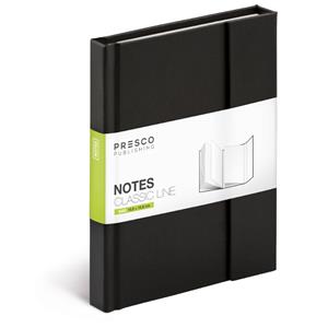 Notes - zápisník Classic Line B6 magnetický s gumičkou - linkovaný
