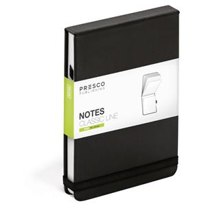 Notes - zápisník Classic Line kapesní reportérský s gumičkou - linkovaný