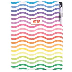 Notes - zápisník DESIGN A4 čtverečkovaný - Barvy