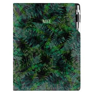 Notes - zápisník DESIGN A4 čtverečkovaný - černá - Kapradina