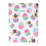 Notes - zápisník DESIGN A4 čtverečkovaný - Donut