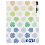 Notes - zápisník DESIGN A4 čtverečkovaný - Mandala barevný