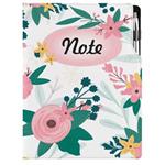 Notes - zápisník DESIGN A4 linkovaný - Květiny