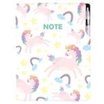 Notes - zápisník DESIGN A4 linkovaný - Unicorn