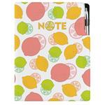 Notes - zápisník DESIGN A4 nelinkovaný - Citron