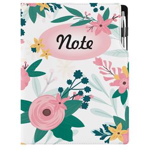 Notes - zápisník DESIGN A4 nelinkovaný - Květiny