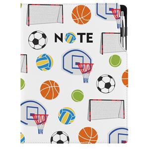Notes - zápisník DESIGN A4 nelinkovaný - Sport