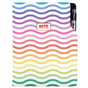 Notes - zápisník DESIGN A5 linkovaný - Barvy