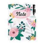 Notes - zápisník DESIGN A5 linkovaný - Květiny