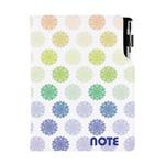 Notes - zápisník DESIGN A5 linkovaný - Mandala barevný