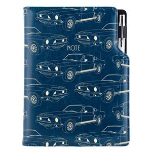 Notes - zápisník DESIGN A5 tečkovaný - modrá - Mustang