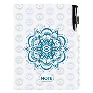 Notes - zápisník DESIGN B5 linkovaný - Mandala modrý