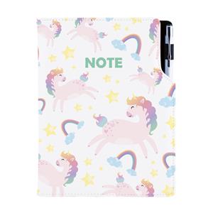 Notes - zápisník DESIGN B5 linkovaný - Unicorn