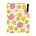 Notes - zápisník DESIGN B5 nelinkovaný - Citron