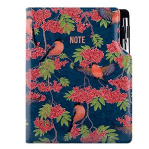 Notes - zápisník DESIGN B6 čtverečkovaný - modrá - Hýl