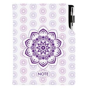 Notes - zápisník DESIGN B6 linkovaný - Mandala fialový