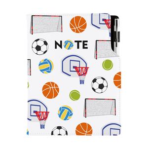 Notes - zápisník DESIGN B6 nelinkovaný - Sport