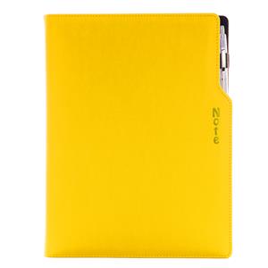 Notes - zápisník GEP A4 čtverečkovaný - žlutá