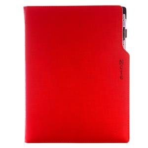 Notes - zápisník GEP A4 nelinkovaný - červená pastelová