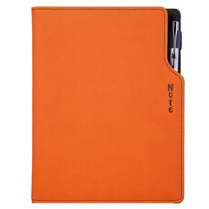 Notes - zápisník GEP A5 čtverečkovaný - oranžová