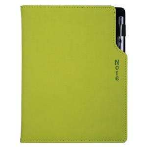 Notes - zápisník GEP B5 čtverečkovaný - zelená světlá