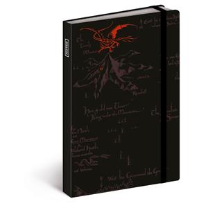 Notes - zápisník Hobbit kapesní linkovaný - černý