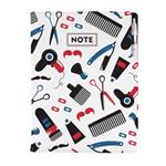 Notes - zápisník KADEŘNICKÝ Barber - DESIGN A4 nelinkovaný