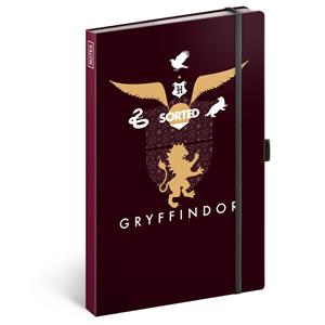 Notes - zápisník linkovaný A5 - Harry Potter - Gryffindor