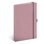 Notes - zápisník linkovaný A5 - Růžový