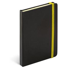 Notes - zápisník linkovaný A5 - Tucson - černá/žlutá