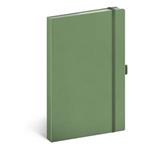 Notes - zápisník linkovaný A5 - Zelený